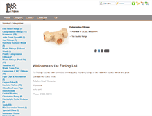 Tablet Screenshot of 1stfittings.com